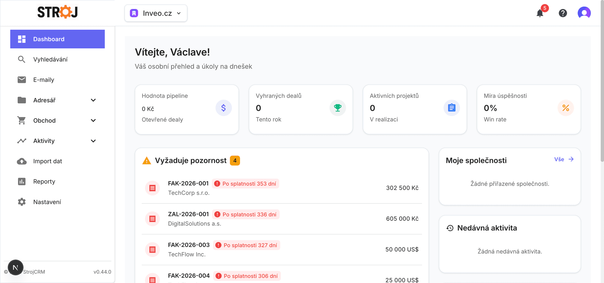 Přehled na první pohled